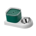 thumbnail image 5 of Cat Water Dispenser and Food Bowl Set Pet Food Bowl Detachable 3L Capacity Automatic Cat Drinker Bowl for Dogs Small Animals , Green, 5 of 9