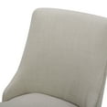 thumbnail image 5 of CHITA Upholstered Dining Chairs Set of 2 Kitchen Chairs, Full Back&Wood Legs, Fabric in Linen, 5 of 9