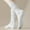 White, variant on Women's And Winter Korean Three Cake Socks With Pearl Velvet In The Tube Women's Socks Stoking Tights Women Control Top plus Ringleader Boots Thigh High No Run Stockings Thigh High Pattern Stockings