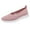 Pink, variant on Women's Soft Orthopedic Shoes Breathable Woven Go Walking Slip On Foam Shoes Casual Shoes Comfortable Casual Shoes