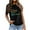 Black, variant on Stylish Women's T-Shirts Loose Crew Neck Fashion Print Top for Casual Wear and Style