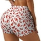 thumbnail image 1 of Fotbe Red Birds Shorts Sin Costuras – Shorts Deportivos de Cintura Alta para Mujer, Elásticos para Gimnasio, Yoga, Running o Ciclismo-Large, 1 of 8