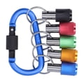 thumbnail image 3 of Socket Holder, Portable  Plating Metal Carabiner 1/4 Hex Shank Bit ​Holder  For Industrial Repair Blue Keyring, 3 of 8