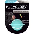 thumbnail image 2 of CHOK Squeaky Dog Toy Chew Ball  All-Natural Peanut Butter Scent  Medium/Large  Blue., 2 of 2
