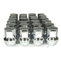 2015-2021 Ford Mustang Chrome OEM Factory Style Lug Nuts 14x1.5 For GT EcoBoost