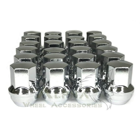20 Chrome OEM Factory Style Lug Nuts M14x1.5 Fits 2011 Newer Dodge Durango