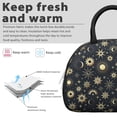 thumbnail image 3 of Gothic Galaxy Lunch Box for Women - Starry Night Theme Insulated Tote Bag, Gothic Aesthetic Meal Container, 3 of 4
