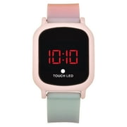 Wonder Nation Unisex Childrens LED Watch in Multi Color Silicone Band (WN4067WM)