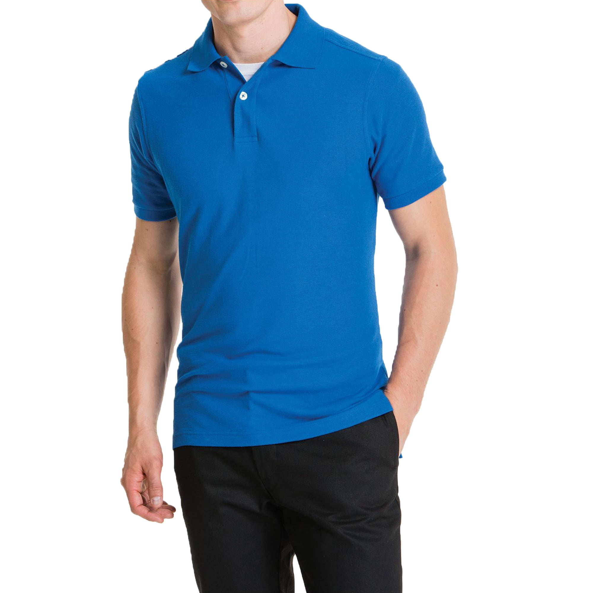 Lee Uniforms Mens Modern Fit Short Sleeve Polo Shirt