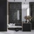 thumbnail image 2 of Antiek 2.58 in. x 7.9 in. Glossy Black Ceramic Subway Wall and Floor Tile (5.38 sq. ft./case) (38-pack), 2 of 8