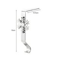 thumbnail image 4 of Soporte para medias navideñas para repisa de chimenea, soporte para medias navideñas de metal de bronce brillante para repisa de chimenea, decoraciones navideñas, 4 of 5
