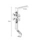 thumbnail image 4 of Soporte para medias navideñas para repisa de chimenea, soporte para medias navideñas de metal de bronce brillante para repisa de chimenea, decoraciones navideñas, 4 of 5