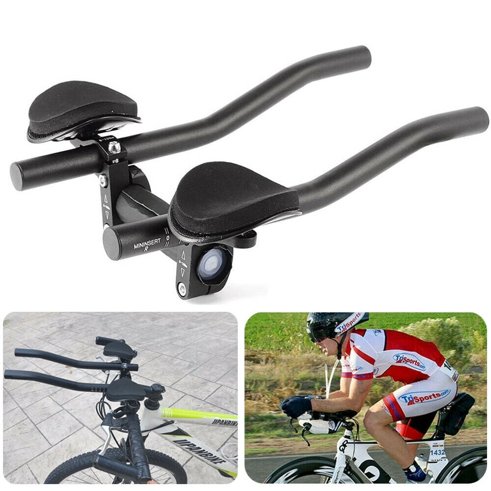 PVUEL Bicycle Rest Handlebar Road Mountain Bike Clip on Alloy Triathlon