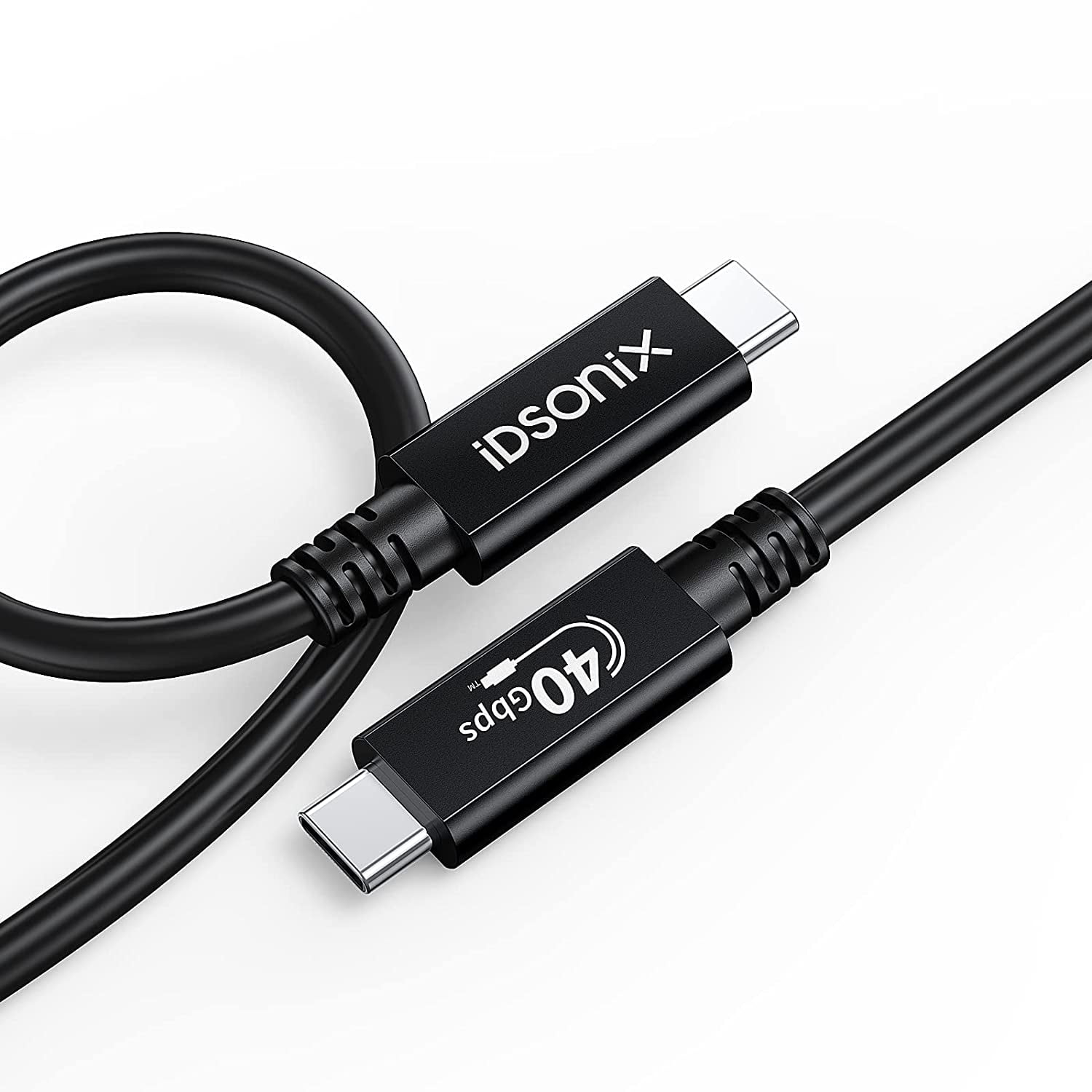 USB4 Cable for Thunderbolt 4 Devices, iDsonix 40Gbps Cable Supports
