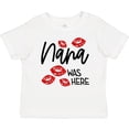 thumbnail image 3 of Inktastic Nana Was Here Red Kisses Boys or Girls Baby T-Shirt, 3 of 5