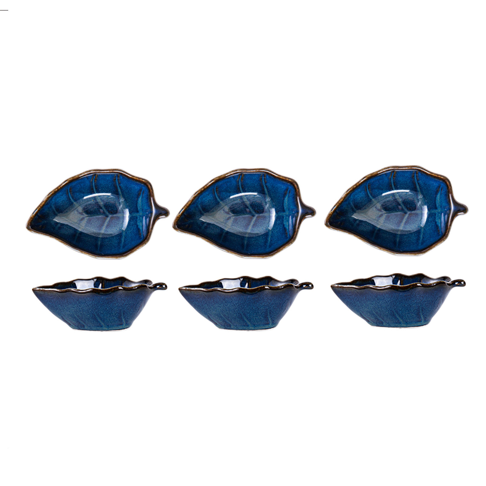 Qeeadeea/Sushi Soy Sauce Dish, Kiln Glaze Dipping Sauce Bowls, Seasoning Dishes For Dipping