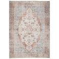 thumbnail image 4 of GLN Rugs Trapezus - Indoor, Machine Washable Area Rug 4'x6' Sky/Terra Home Carpet, 4 of 7