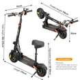 thumbnail image 6 of 12.5AH 48V 800W Electric Scooter Max 45KM/H & 25-40KM with Seat, 10 inch Tires, iENYRID Kick Scooter Commuter for Adults & Teens & Kids, 6 of 17