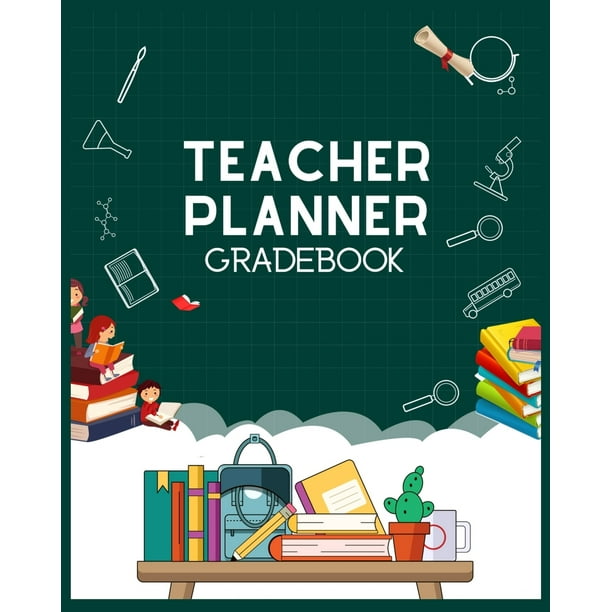 Teacher Planner Gradebook Teacher's Lesson Planner and Record Book