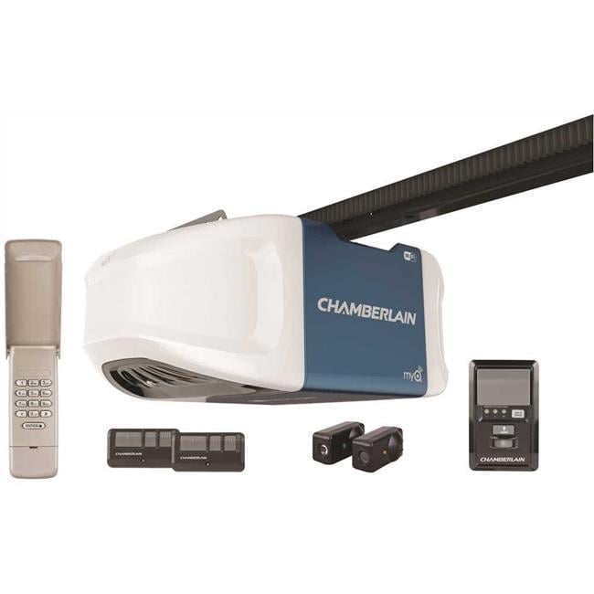 Chamberlain B750 0.75HP Equivalent Ultra-Quiet Belt Drive Smart Garage ...