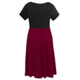 thumbnail image 3 of Women's Short Sleeve Maternity Nursing Dresses Breastfeeding Clothes, 3 of 6