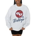 thumbnail image 2 of Women's Gameday Couture Ash Gonzaga Bulldogs Premium Fleece Pullover Sweatshirt, 2 of 5