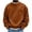 Brown, variant on Sweatshirts for Men Casual Solid Color Sweatshirts Crew Neck Loose Long Sleeve Comfortable Hoodless Tops