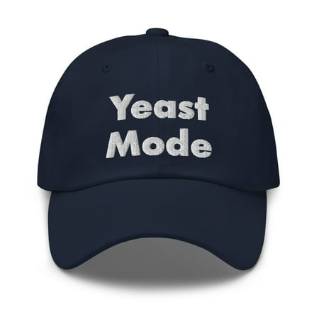 

Funny Bread Baker Embroidered Dad Hat Yeast Mode Baking Bakery Sourdough (Navy)