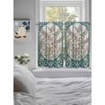 thumbnail image 3 of Butterflies Flower Living Room Curtains 2 Panel, Spring Vintage Animal Floral Plant Cafe Window Treatment, Farmhouse Bedroom Bathroom Kitchen Curtains Drapes 104"x45", 3 of 6