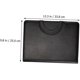 thumbnail image 4 of Zipper Portfolio Multifunctional Document Holder in Black Faux Leather, 4 of 5