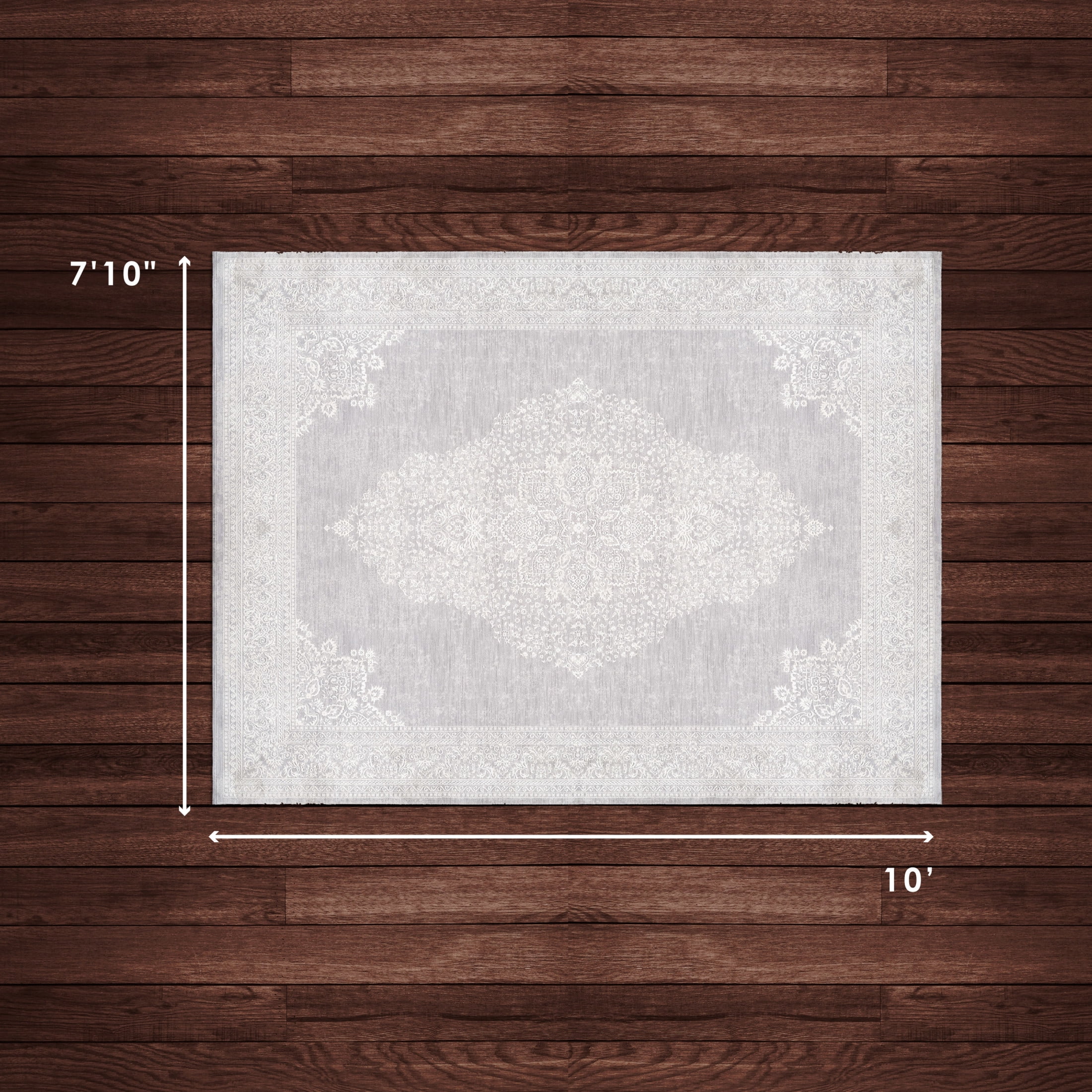 CHI Avon Grey 7'10" x 10' Area Rug