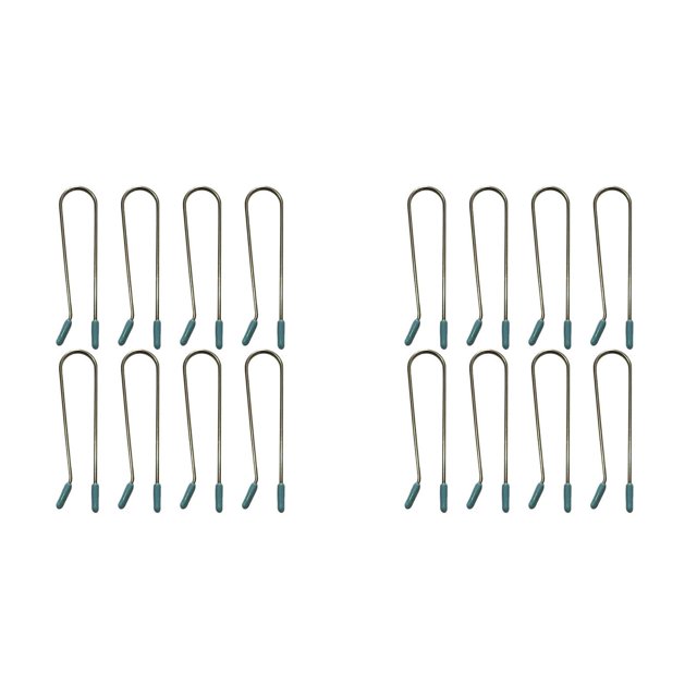 Hot Roller Clips for Electric Rollers Replacement Clip Kit Fixed Clip U Shaped Curling Hot Roller Clip Assorted Hot Roller Clips Replacements 8pcs/Pack 3 Sizes
