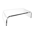 thumbnail image 2 of Wisewang PC Stand Clear Computer Stand Rack Storage Desk for Desk Office Home 38x19x10CM, 2 of 6