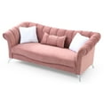 thumbnail image 4 of Glory Furniture Madrid G0543A-S Sofa  PINK Velvet, 4 of 5