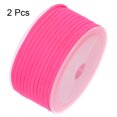 thumbnail image 3 of 2uds Nylon Rebordear Cordón 3mm x 32.8 Pies Pulsera Anudar Cuerda, Brillante Rojo, 3 of 4
