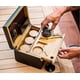 thumbnail image 3 of Bamboo Storage Box With Removable Tray Removable Divider Wooden Storage Box With Lock, 3 of 5