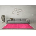 thumbnail image 3 of Ahgly Company Indoor Square Abstract Pink Contemporary Area Rugs, 3' Square, 3 of 4