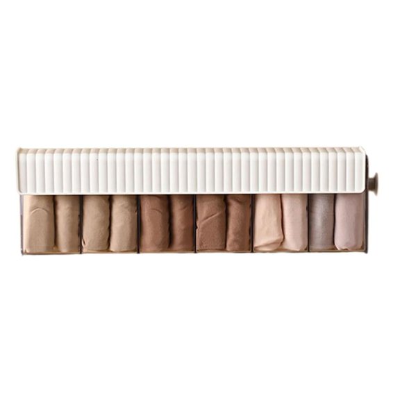 CEORPER Practical Sock Organizer for Students Wall Mount Drawer Underwear Storage Box