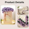 thumbnail image 4 of 2026 New Flower Blanket, Flower Bouquet Blanket, Handmade Knitted Crochet Flowers Bouquet Rose Blankets, Knitted Throw for Women, Girlfriend, Mom, Home Decor, Valentine's Day (Purple, 110cm), 4 of 8