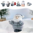 thumbnail image 1 of Teissuly Christmas Desk Topper Santa Statue Christmas Santa Claus Micro Ornaments Mini Figurines Decoration Xmas Snow Landscape Tiny Statues Holiday Party Supplies Mixed Style Teissuly WER202310162613, 1 of 9