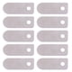 thumbnail image 3 of 10 Uds. Placa de válvula compresor de aire máquina silenciosa sin aceite reemplazo de accesorios de aluminio (placa de válvula corta 13x33mm), 3 of 9