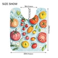 thumbnail image 5 of Yayeee Bath Rug for Bathroom Floor Non Slip Contour Fluffy Soft Absorbent Mat, 20"x24", Yellow Tomatoes, 5 of 7