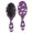 Hedgehog and Leaf Purple Pattern, variant on Hedgehog and Apple Yellow Pattern Brush, Detangling Hair Brush, Scalp Massage Hair Comb, Smooth Handle Gifts for Holiday Birthday Gifts
