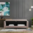 thumbnail image 6 of CosmoLiving Liberty Futon with Storage, Blush Velvet, 6 of 30