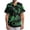 Fluorescent Green, variant on Men's Halloween Scrub Tops V-Neck Short Sleeve Bat Sky Cloud Print Medical Uniform with Chest Pocket Relaxed Fit Workwear Tunic Black L