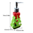 thumbnail image 2 of TIELUTT Ceramic Soap Dispenser 3D Jolly Santa Design Refillable Hand Soap Bottle Kitchen Storage Containers Glass Milk And Cereal Container Food Prep Container Home Organizers And Storage Sealed Conta, 2 of 5