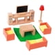 thumbnail image 4 of Juego de muebles de casa de muñecas de madera, colecciones de decoración, adornos de simulación de madera Sala de estar, 4 of 9