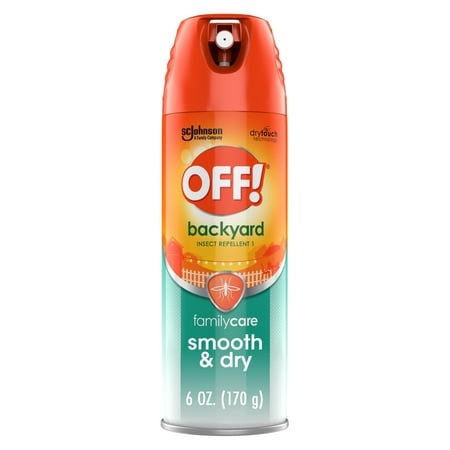 OFF! Backyard FamilyCare Insect Repellent I  Smooth & Dry  6 oz  1 ct
