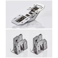 thumbnail image 2 of 4 Pcs 3 Inch Screw-On Hinge with Spring Opening Angle 90 Cupboard Door Corner Stop and Inner Hinge Door Hinge, 2 of 4