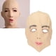 thumbnail image 5 of Cara De Mujer De Látex, Cara Femenina De Látex Realista Reutilizable Cubierta De Belleza Boca Agujeros Para Ojos Cabeza Completa Para Fiesta De Cosplay, 5 of 7